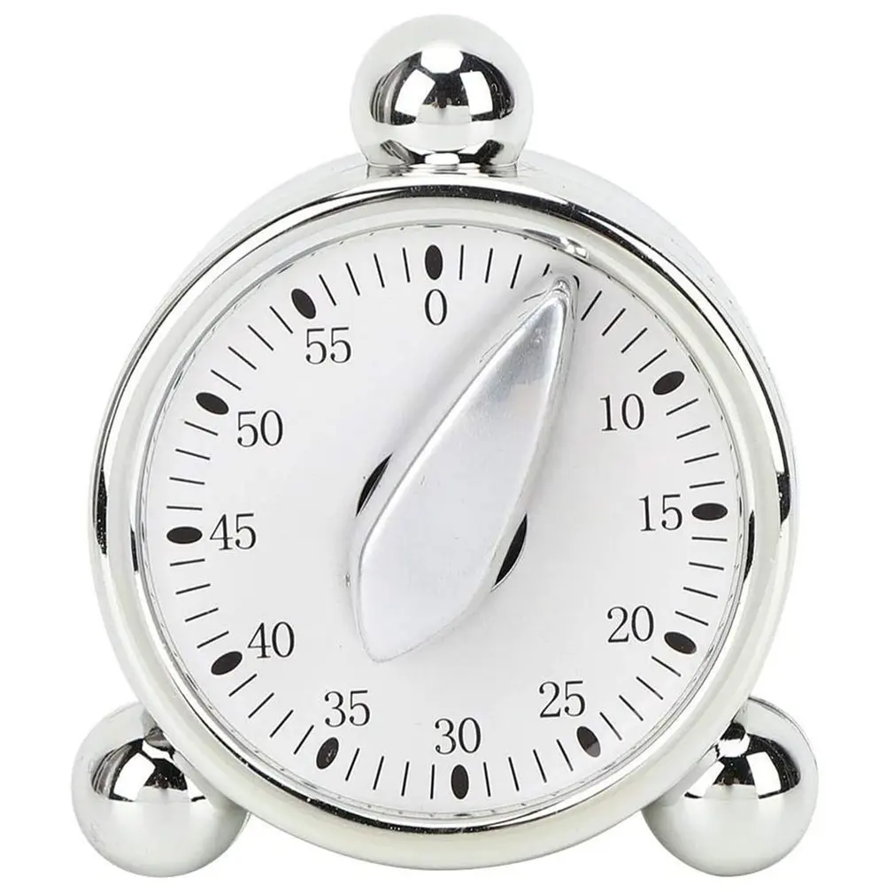 

Battery-free Mechanical Timer Manual Timer For Cooking Learning Baking Exercise 60 Minute Kitchen Timer