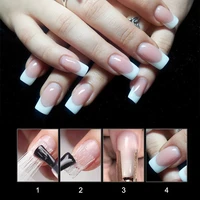 1m1 5m2m nail art fiberglass for uv gel diy nails white acrylic nail extension tips with scraper diy nail spa tool hot sale
