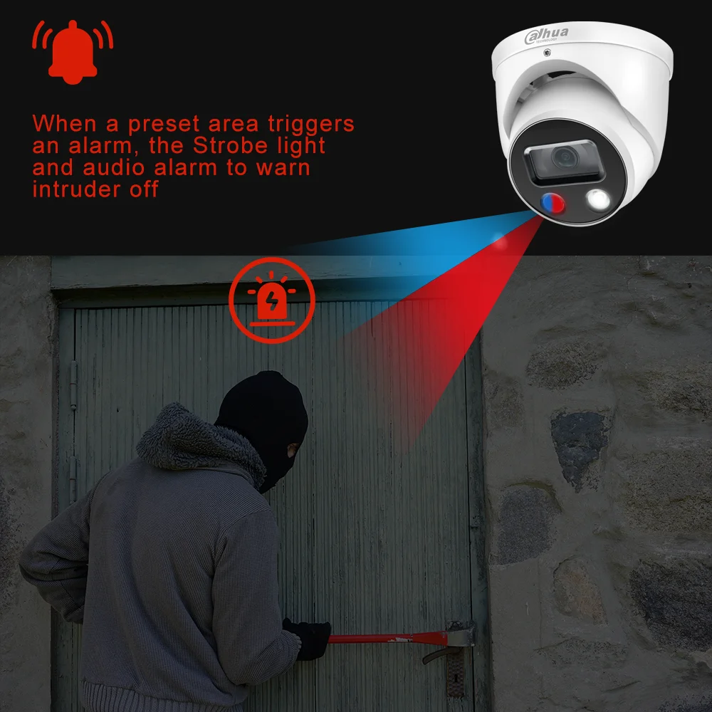 Сетевой видеорегистратор Dahua 8MP IP Камера 4 к NVR комплект безопасности Wizsense IPC HDW3849H AS