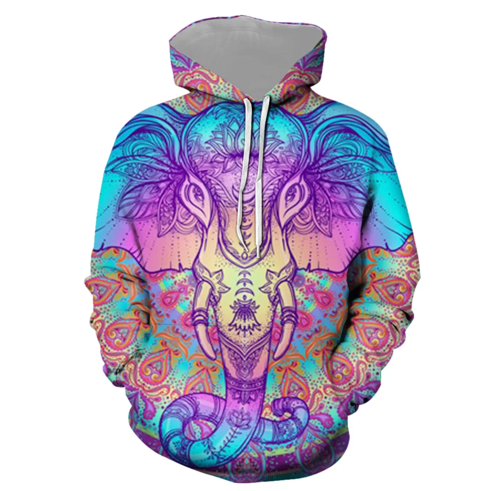 Мужская толстовка с 3D принтом повседневные толстовки длинным рукавом на осень и