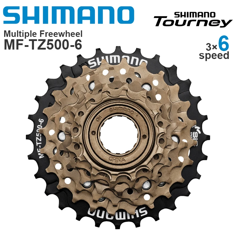 Кассета SHIMANO TOURNEY TZ30 TZ500 HG40 6 в скоростей MTB несколько свободных колес