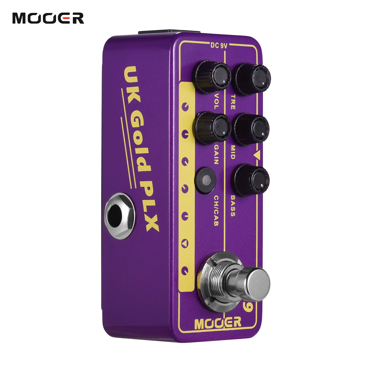 

Mooer MICRO PREAMP Series 019 UK Gold PLX Digital Preamp Preamplifier Guitar Effect Pedal Cabinet Simulation Dual Channels