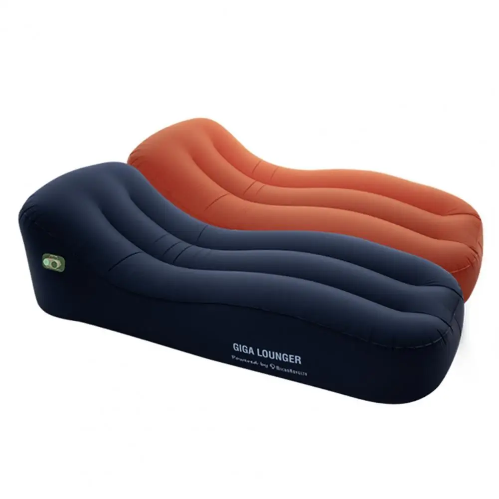 

Inflatable Lounger Portable Durable Rechargeable Reusable Practical Nylon Wear-Resistant Outdoor Automatic Inflatable Air Bed