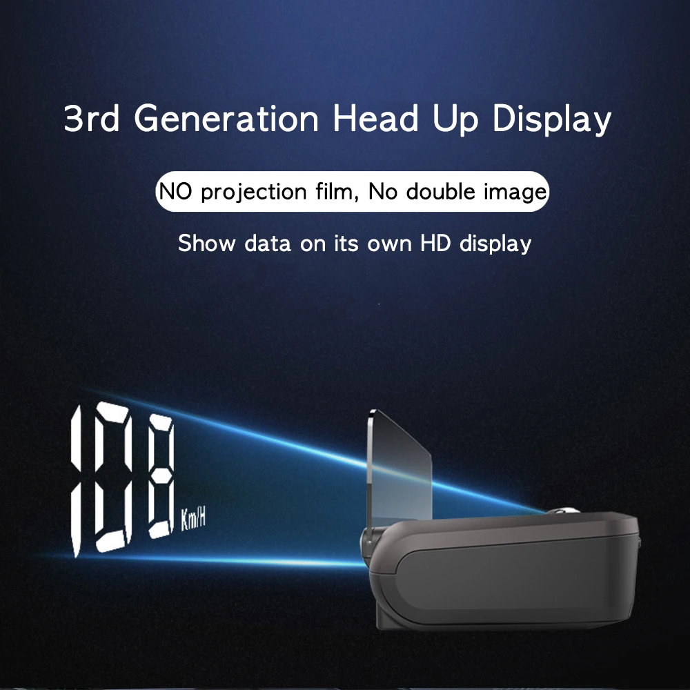 Vjoycar V81 GPS Head up display HUD Mirror Car Speed Projector автоматический измеритель скорости KMH/KPM