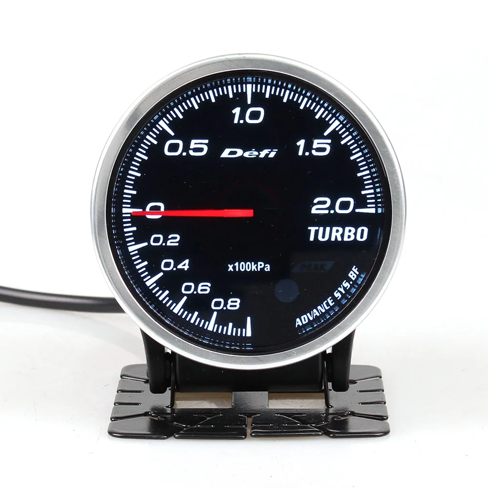 Turbo BAR Defi Advance BF 2,5 дюймов 60 мм 7 цветов шаговый двигатель электронный датчик турбо температура воды масла пресс масла AFR EGT автоматический датчик - Цвет: Turbo BAR