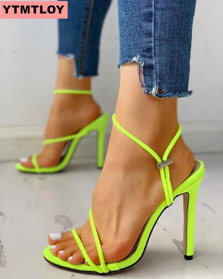 Летние туфли на высоком каблуке Новинка Удобные женские Женские босоножки