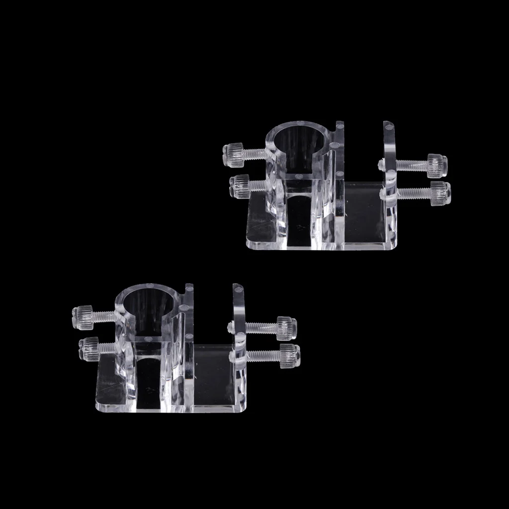 2 шт. аквариум 26 мм Диаметр водопроводная труба Фиксатор Зажим держатель акрил