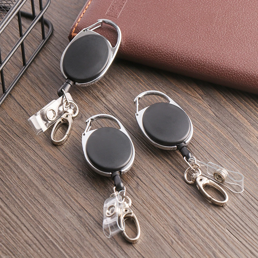 1 шт. выдвижной Бейдж Тяговая пластина идентификационный шнурок бирка с именем