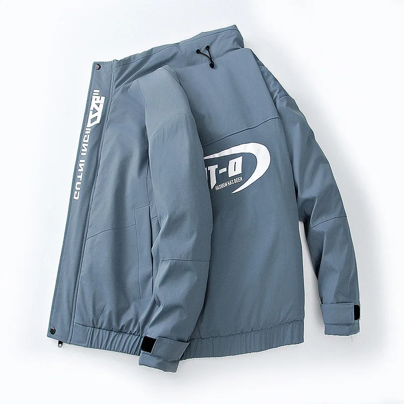 

Oloey Padded Jacket Male Korean Version Trend Plus Size Handsome 2020 New Men's Autumn and Winter Tooling Thick Cotton Coat