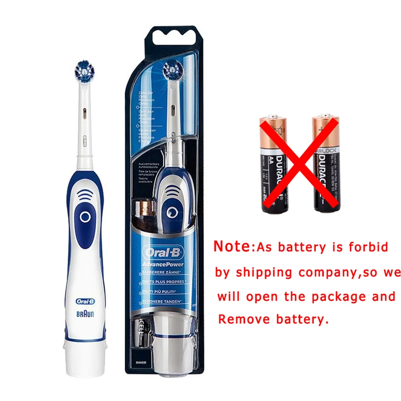 Электрическая зубная щетка Oral B DB4010 с 4 дополнительными сменными насадками