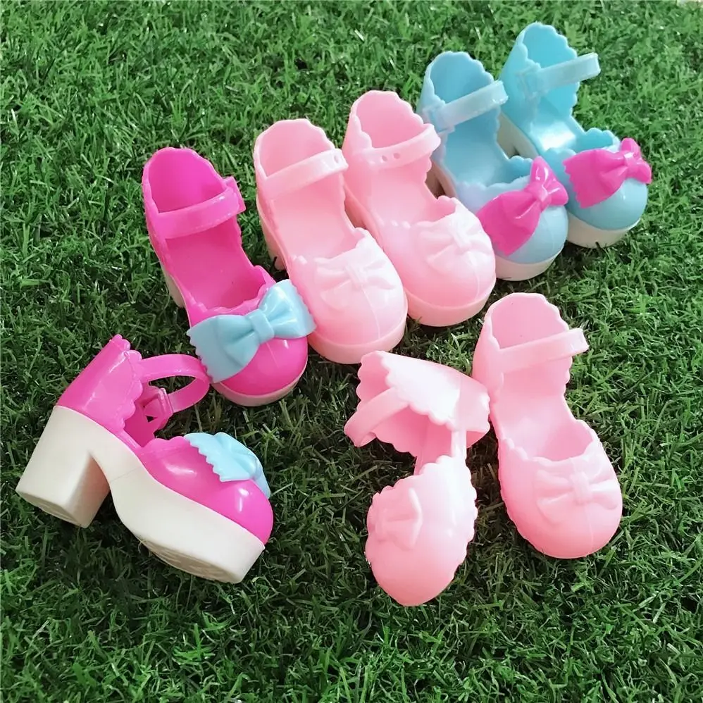 

1 pair Cute Doll Shoes High-quality Bow Mini Shoes Baby New Bron Dolls Toy Shoe accessories