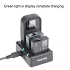 Зарядное устройство для GoPro hero 5, 6, 7, 3 слота USB, Wi-Fi, пульт дистанционного управления