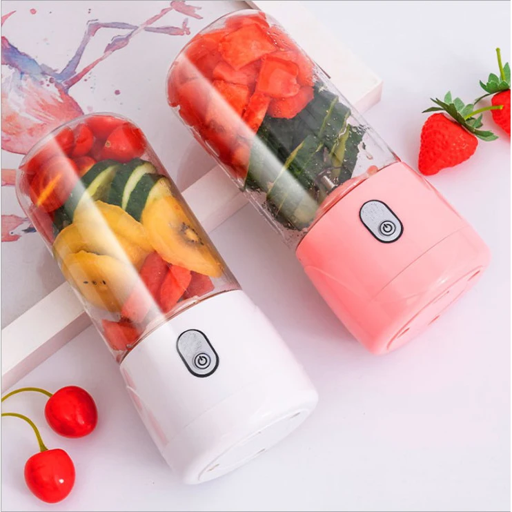 

400mL Portable USB Rechargeable Juice Machine Smoothie Maker Electric Mixer Kitchen Juicer Maker Blenders Machine Bottle Juicing