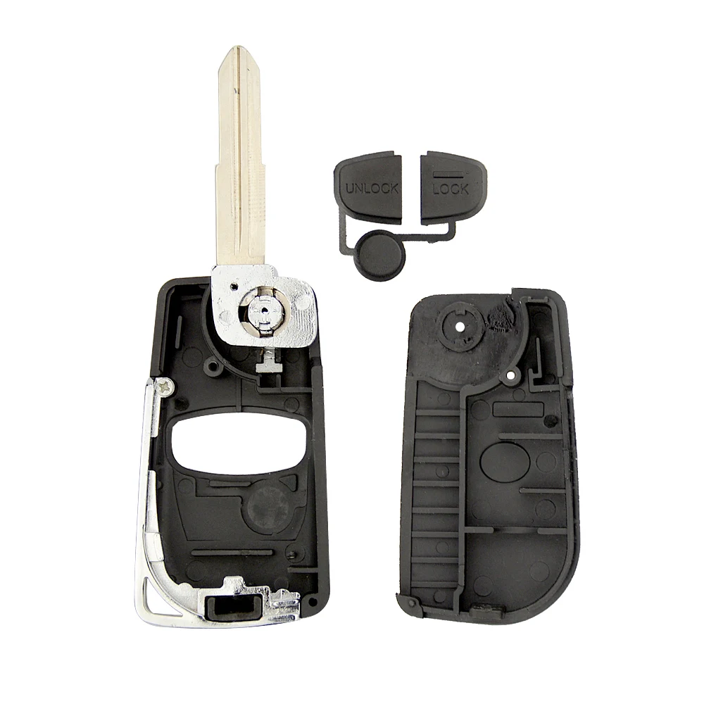 OkeyTech 2 кнопочный модифицированный откидной складной дистанционный ключ чехол