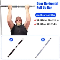 200kg door horizontal bars 60 100cm steel adjustable training for home gym workout sport fitness pull up bar equipment home gym