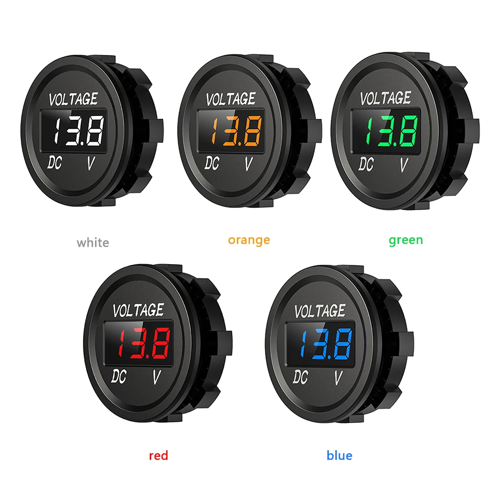 Цифровой вольтметр D1 светодиодный дисплей водонепроницаемый измеритель