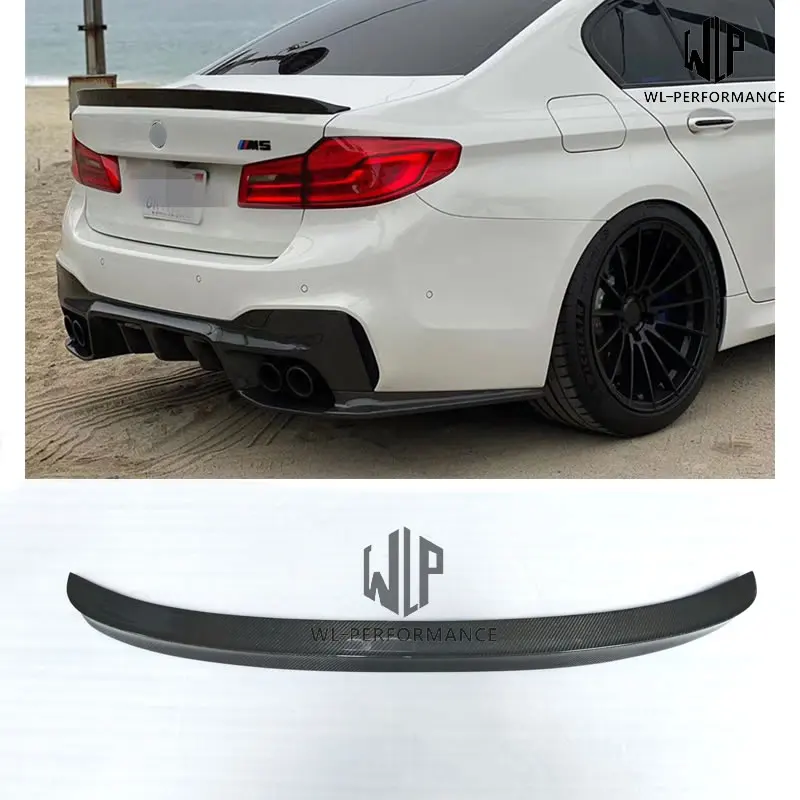 

G30 G38 High Quality Carbon Fiber Rear Trunk Spoiler Lip Wing For BMW G30 G38 540i 530i Sedan 3D style