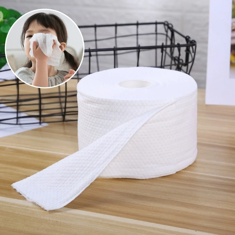 

Disposable Face Towel Thick Cotton Facial Tissue Washcloth Makeup Remover Wipes