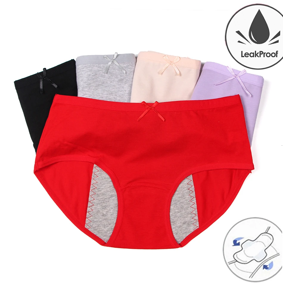 Герметичные менструальные трусики женское нижнее белье женские с высокой талией