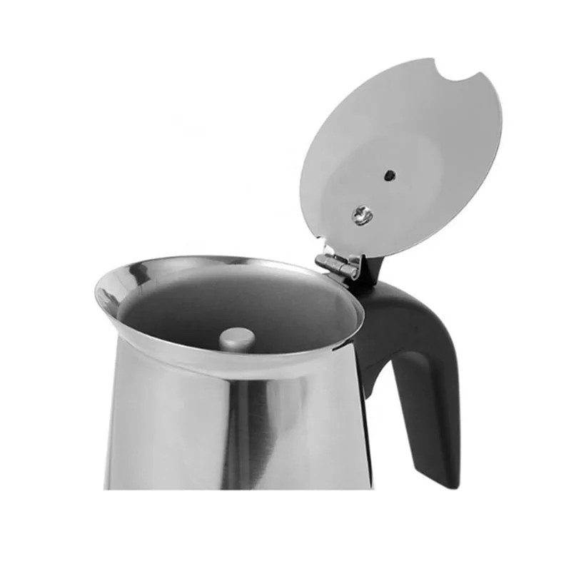 гейзерная кофеварка Кофеварка из нержавеющей стали Moka Pot Geyser чайник кофейник