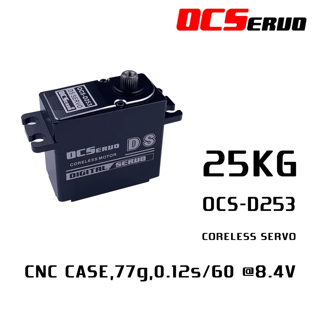 Металлический Чехол 25kg.cm @ 6V 77g Digital Servo OCS D253|digital servo|servo servometal servo |