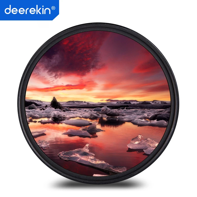 Deerekin Градуированный серый ND 0,9 фильтр 37 мм 43 мм 46 мм 40,5 мм 49 мм 52 мм 55 мм 58 мм 62 мм 67 мм 72 мм