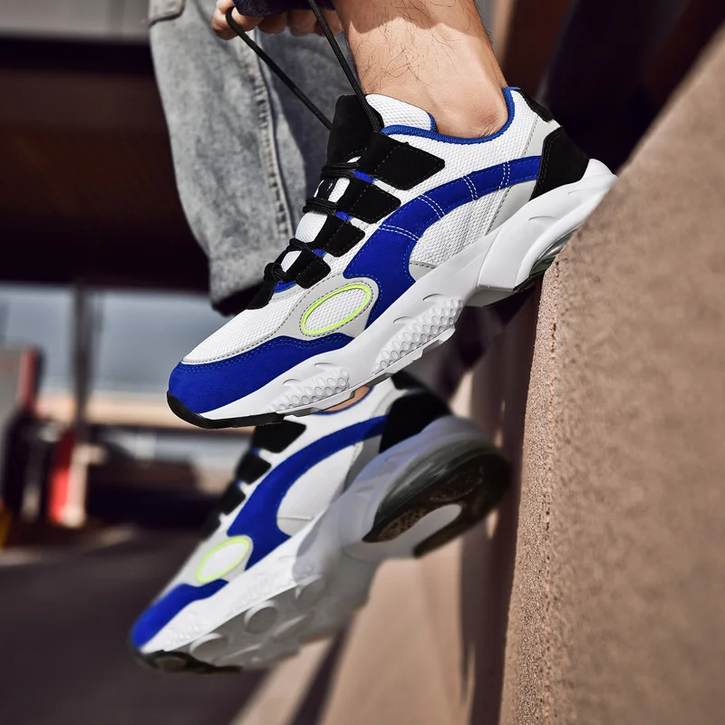 Black Casual Shoes Fashion Men Sneakers Mesh Casual Shoes Summer Causal For Man Men's Leisure White