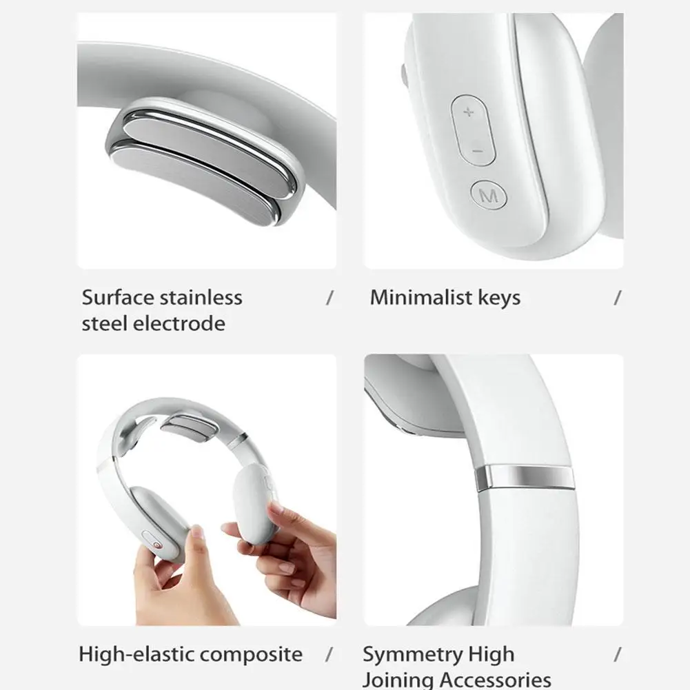 

Wireless Neck Massager Electric Neck Massage Pain Relief Cervical Physiotherapy Relaxation Hot Vertebra Sale Tool Care Heal V1F3