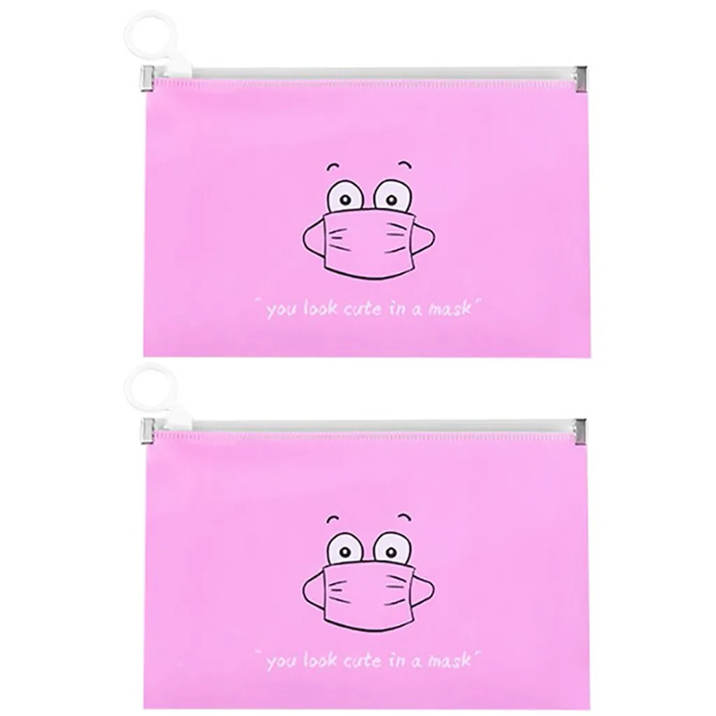 Водонепроницаемый портативный органайзер для масок лица складные сумки очистки