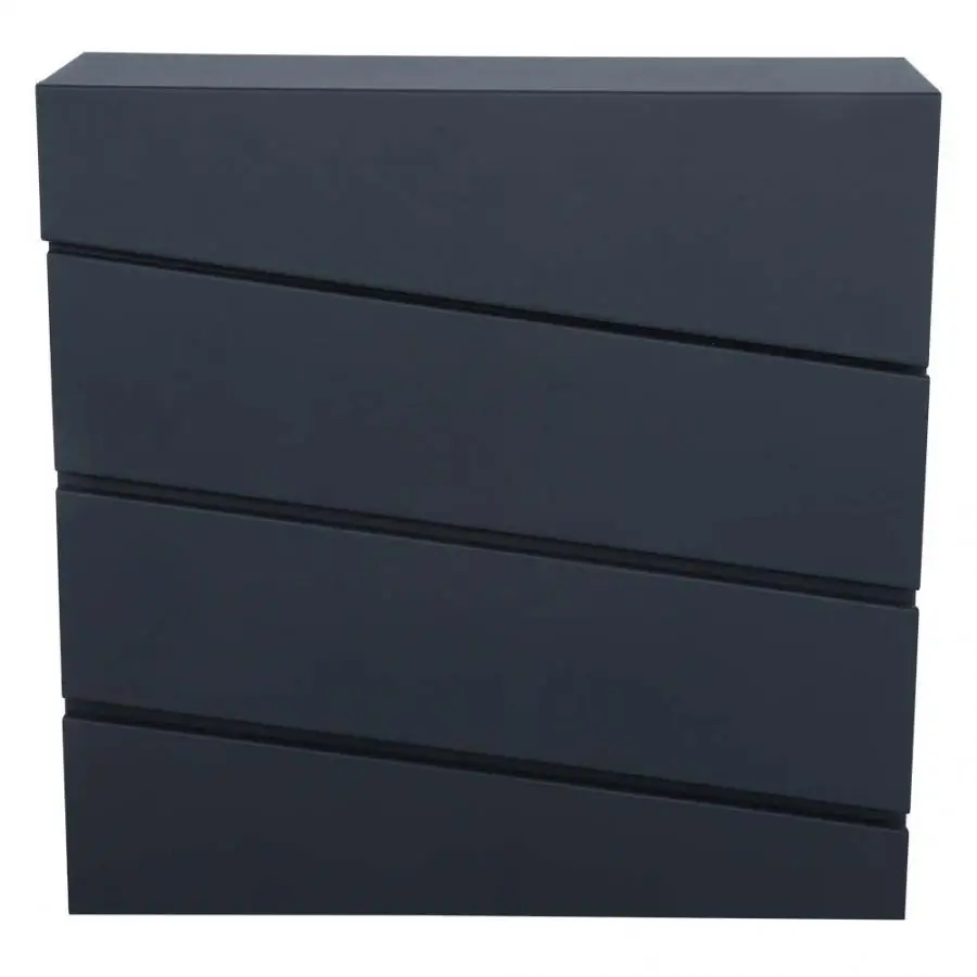 Персонализированный садовый почтовый ящик на стену для газет металлический