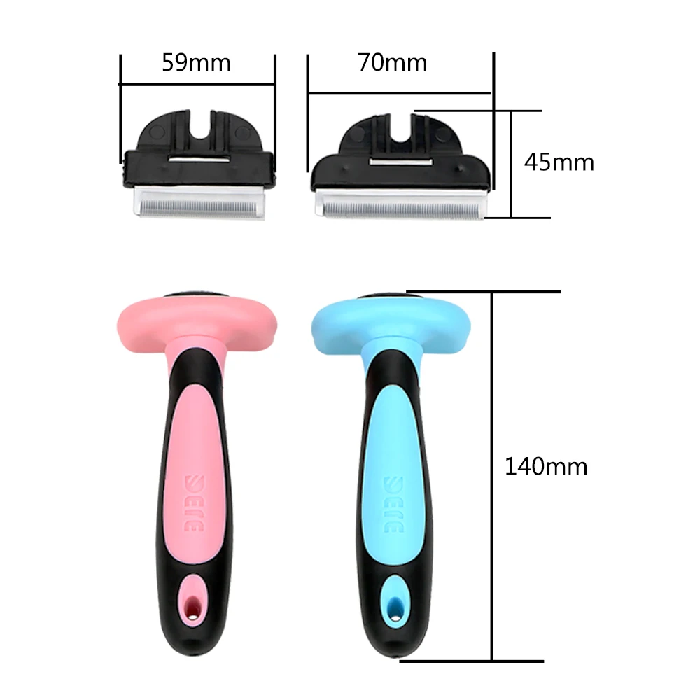 

Hair Shedding Trimmer Comb for Cats Dogs Furmins Pet Brush Grooming Tool Pet Dog Cat Hair Removal Brush Comb Detachable