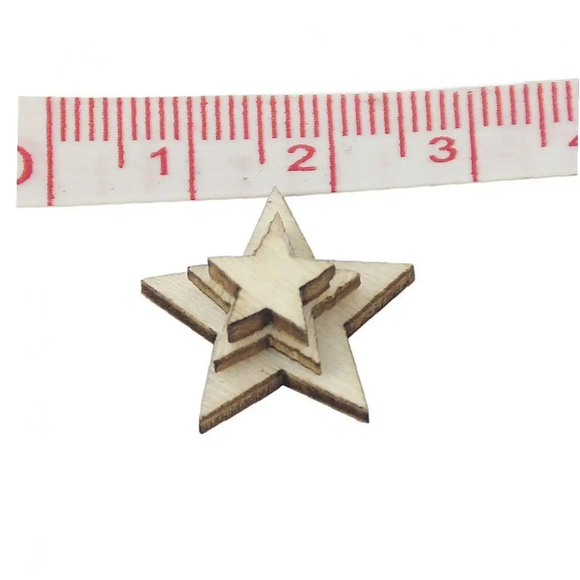 100 шт пуговицы из натурального дерева креативные в форме звезды DIY Рукоделие