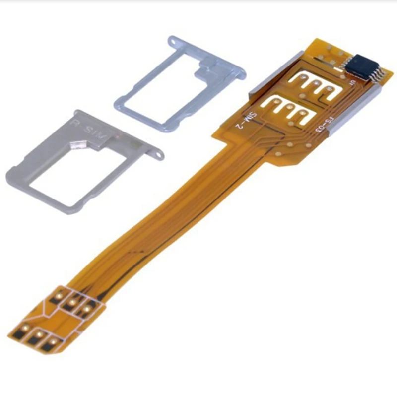 1 шт. смартфон sim-карта адаптер для iPhone 5 4S 4 6 Портативный двойной sim-карты конвертер