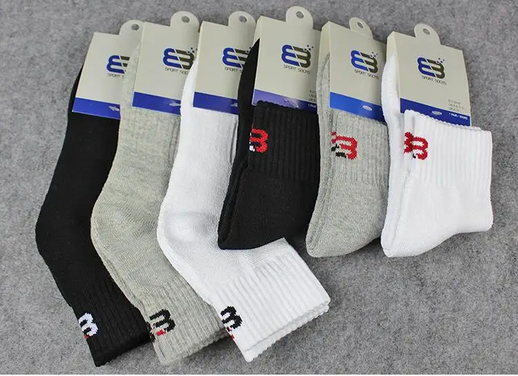 Носки мужские сетчатые дышащие хлопковые утепленные подкладка под полотенца 12