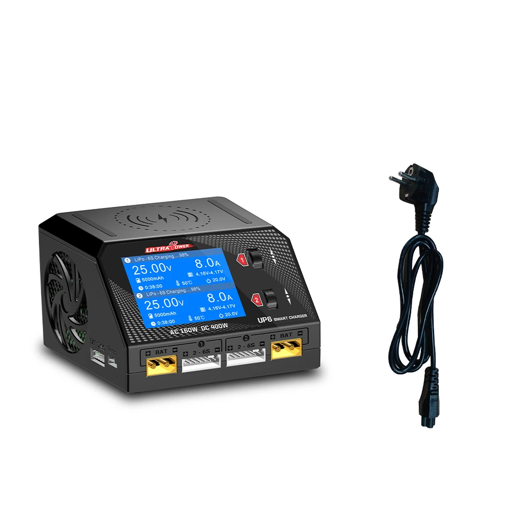 Умное балансирующее зарядное устройство Ultra Power UP6 для аккумуляторов Lipo RC