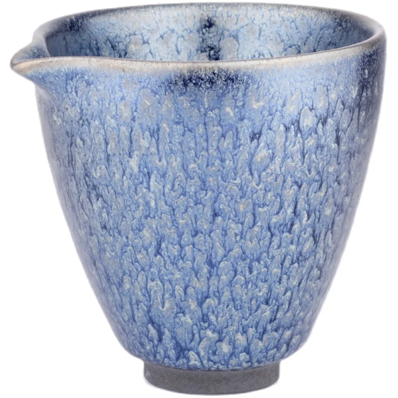 

Jianzhan Heat-resisting Teapot Mug 260ml,Hundred Flower Glazed Tenmoku Gongdao Teacup Fair Mug,kung Fu Tea Cups Gongdao Bei
