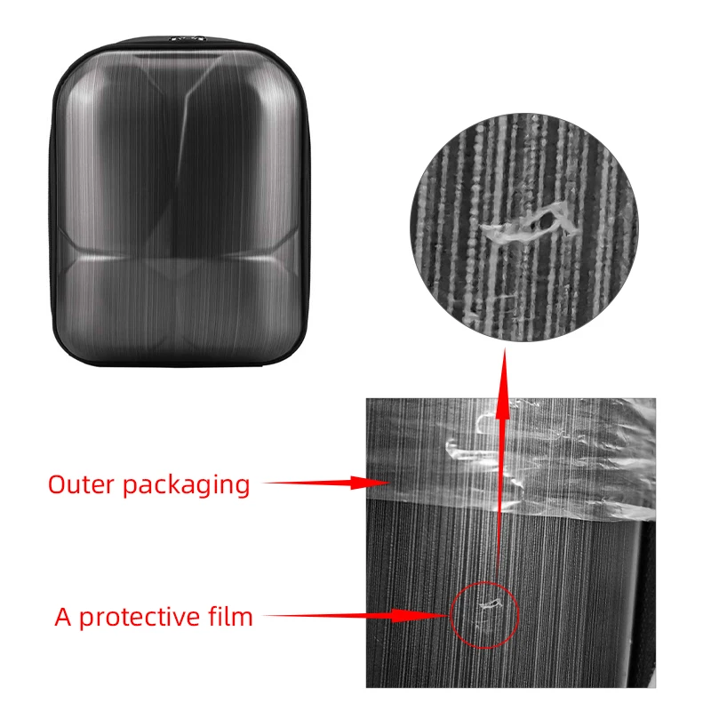 Hard Shell Backpack Portable Storage Bag for DJi Mavic Air 2/2S Waterproof Carrying Case Box Package Air2 Accessories | Электроника
