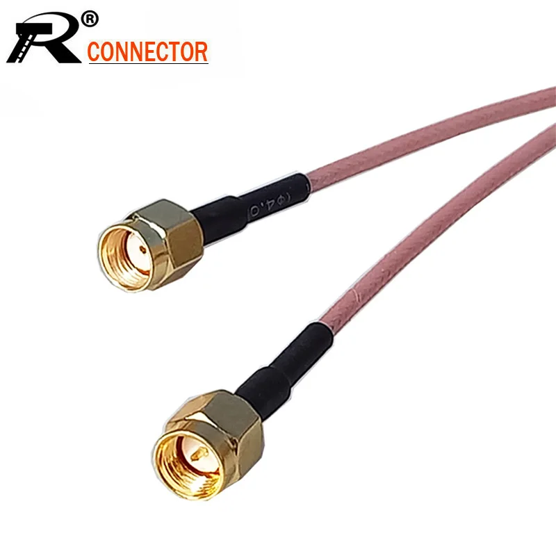 100 шт./лот RP SMA штекер SMA Штекер кабель RG316 Pigtail в сборе SMA адаптер РЧ коаксиальный кабель