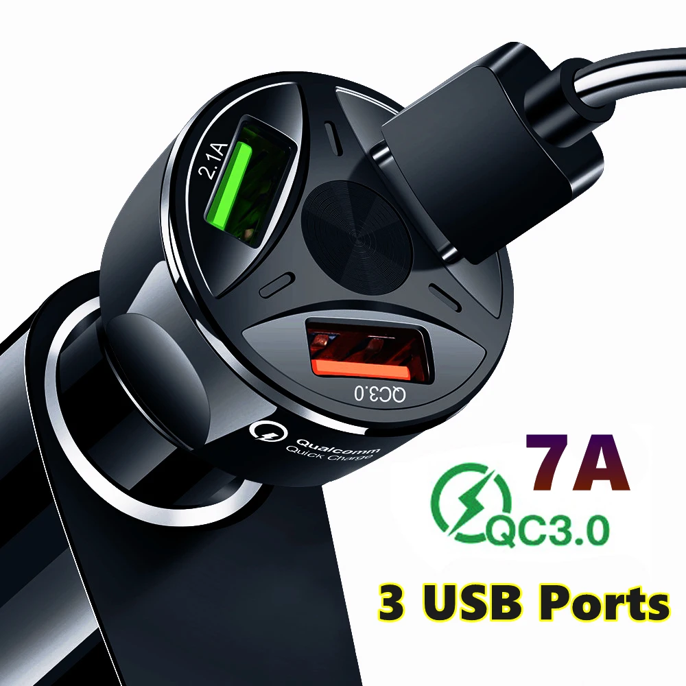 Автомобильное зарядное устройство USB с 3 портами для Daewoo Matiz Nexia Nubira Sens Tosca Winstorm Acura