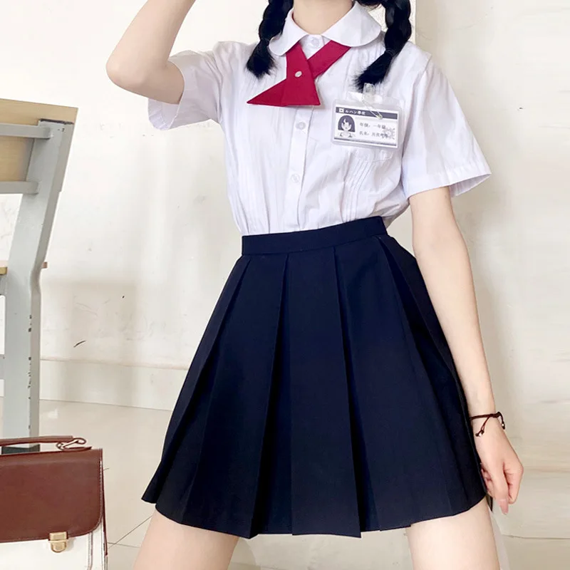 Летняя плиссированная юбка с высокой талией для девочек 4 цвета клетчатые юбки