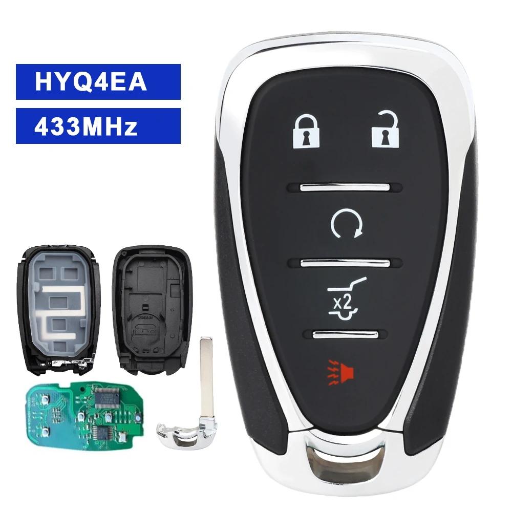 KEYECU HYQ4AA HYQ4EA 5B 315/433MHz дистанционный смарт ключ-брелок для Chevrolet Equinox Blazer траверс