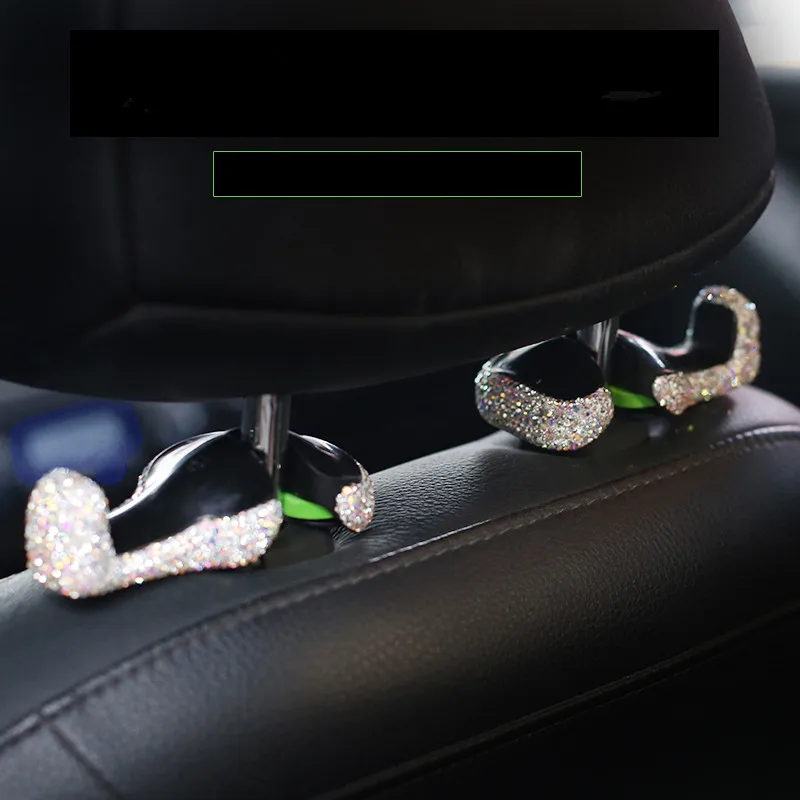 Универсальный Роскошная обувь с украшением в виде кристаллов автомобиля крючки