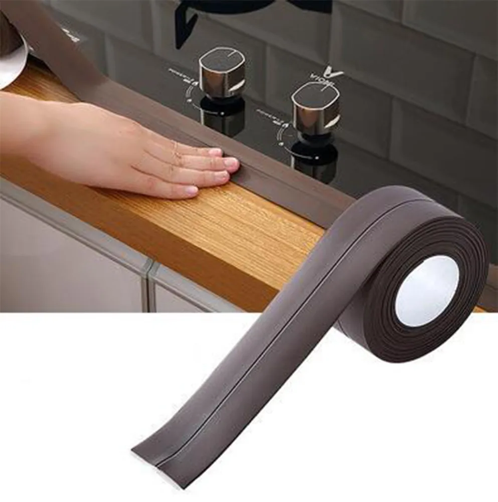 

Bathroom Kitchen Shower Waterproof Mould Proof Tape Sink Bath Sealing Strip Tape Se-lf Adhesive Waterproof Adhesive Tape