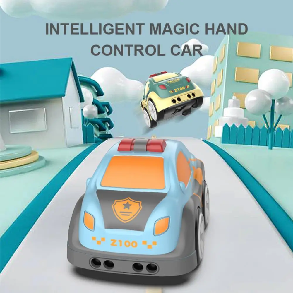 

Cartoon Race Car Intelligent Smooth Edges Plastic Bright Color Remote Control Car for Kids