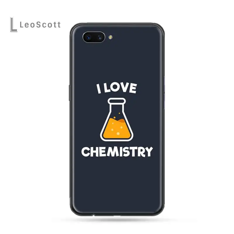 

I Love Chemistry Phone Case For OPPO F 1S 7 9 K1 A77 F3 RENO F11 A5 A9 2020 A73S R15 REALME PRO Cover Funda Shell Coque