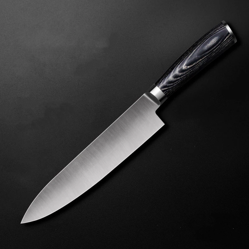 Шеф-нож из нержавеющей стали изысканный кухонный нож для мяса немецкой 1 4116 | Дом и