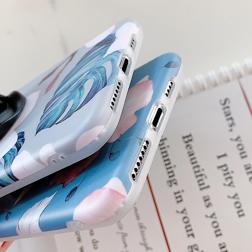 Чехол для телефона в стиле ретро с банановым листом и цветами iPhone 11 Pro Max XR XS 7 8 6S Plus