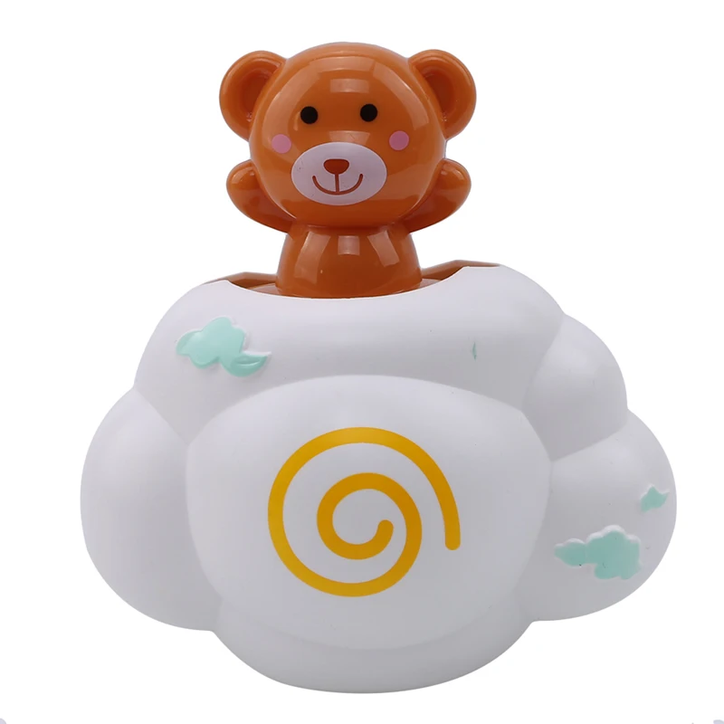 

0-12 Months ABS Baby Toys Bathroom Will Rain Clouds Filled Water Baby Toys Random Delivery Can Be Wholesale Bath Toys