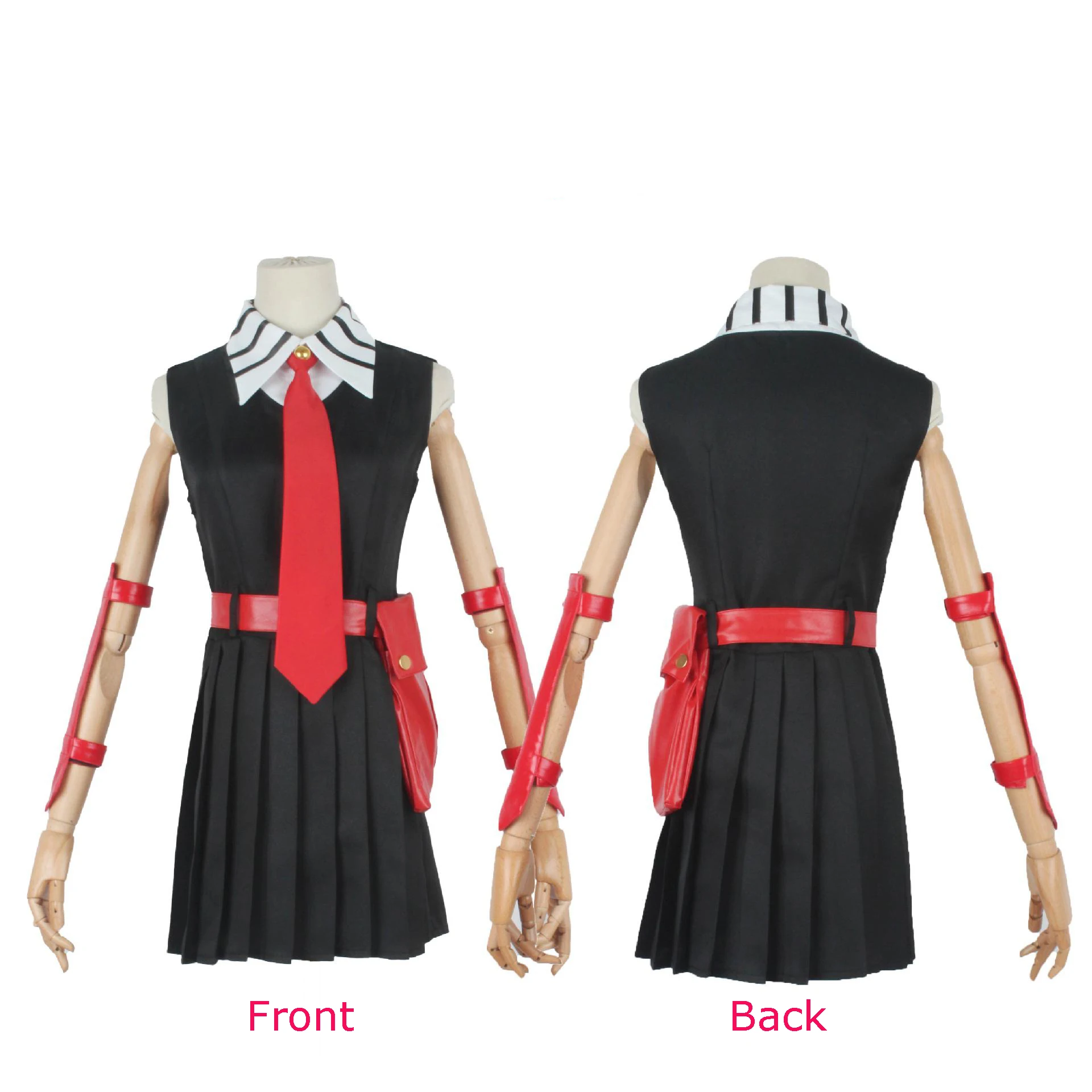 Костюм для косплея из аниме Kurome Akame ga KILL черное платье без рукавов униформа костюм