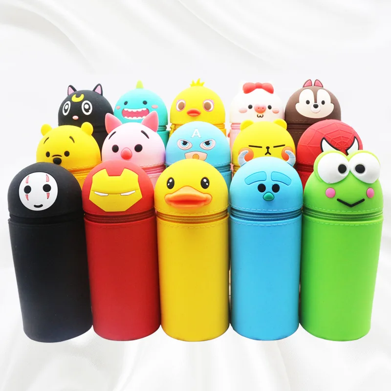 Пенал большой емкости для мальчиков и девочек корейский чехол ручек карандашей школьные